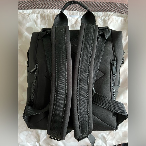 INDI NEOPRENE DIAPER BACKPACK | Small | Black - Picture 2 of 4